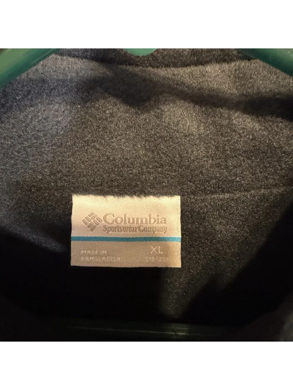 Columbia Youth Steens Mountain Overlay Fleece Jacket WB6762 Gray Black XL